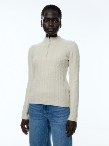 Pull-over 'Alison' EDITED en beige : devant