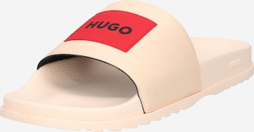 HUGO - Sapato aberto 'Match it' em bege: frente