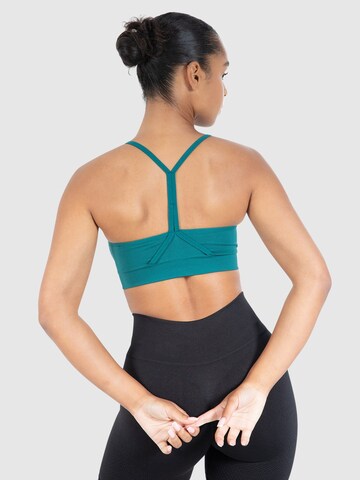 Bustier Soutien-gorge de sport 'Solid Scrunch' Smilodox en vert