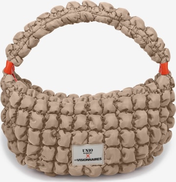 Les Visionnaires Shoulder Bag 'Unio Banana' in Brown: front