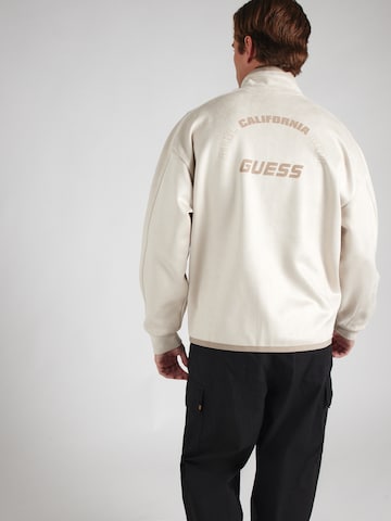 GUESS Спортивная кофта 'SHIRO' в Бежевый: спереди