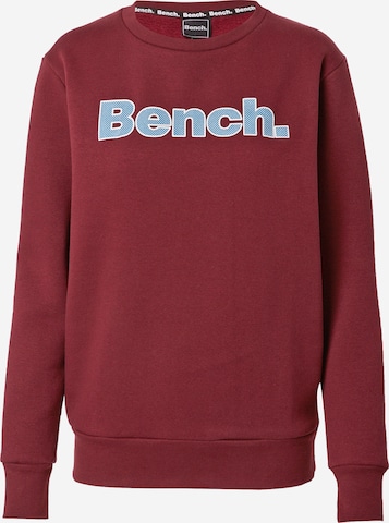 BENCH Sweatshirt 'Raina' i röd: framsida