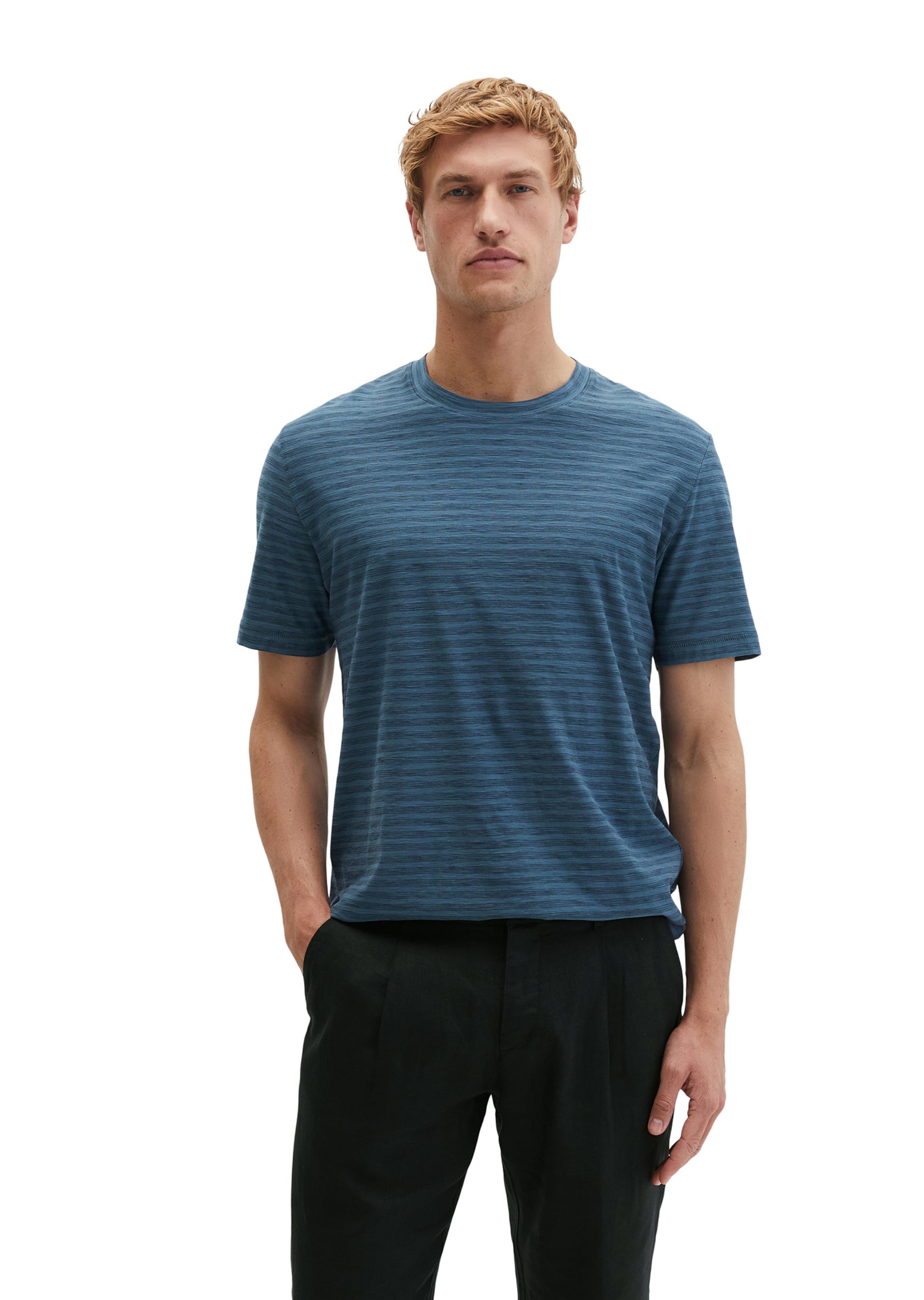 Marc O'Polo Shirt in Blauw: voorkant