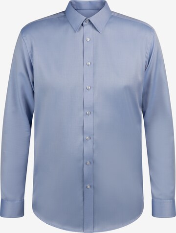 Coupe regular Chemise business DreiMaster Klassik en bleu : devant