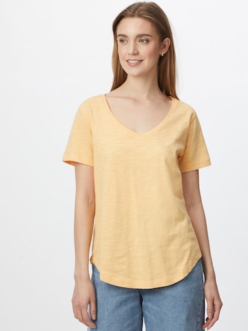 Soft Rebels T-shirt 'Emma' i gul: framsida