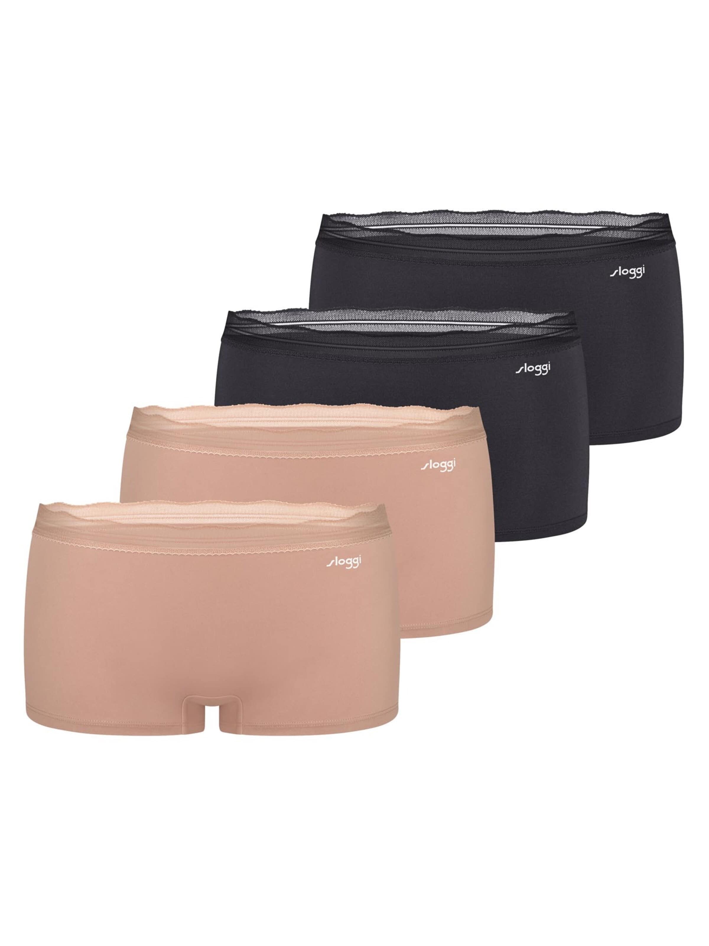 SLOGGI Panty 'Go Blush'‌‌‌‌‌‌‌ in Schwarz: Vorderseite
