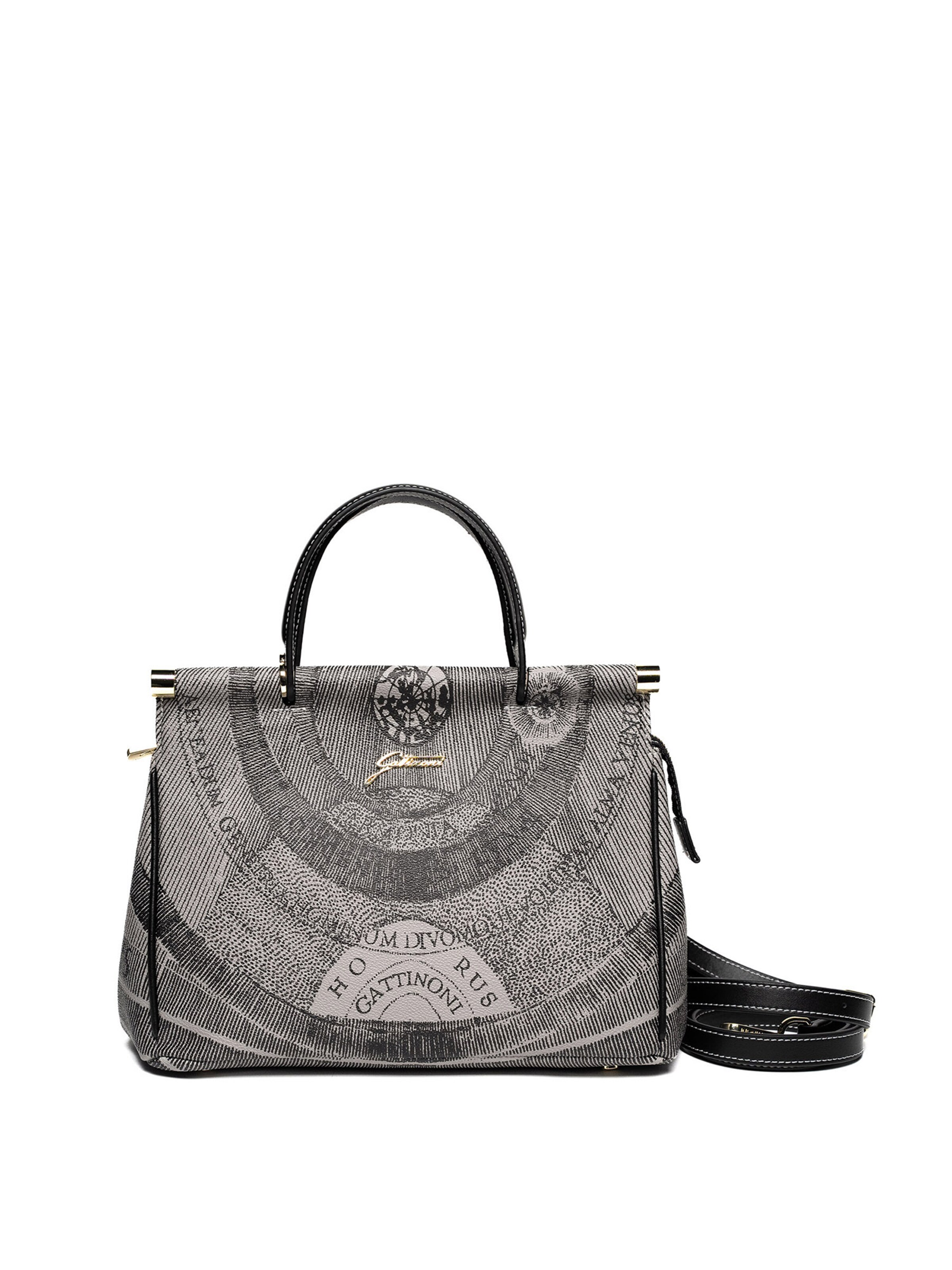 Gattinoni Handbag in Grey: front