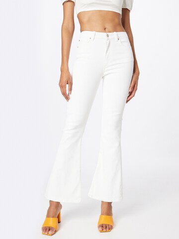 Trendyol Flared Jeans in Wit: voorkant