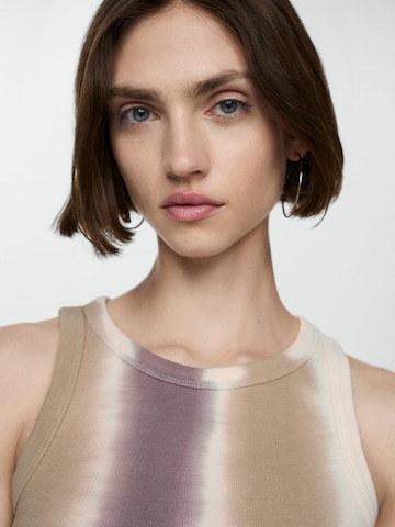 MANGO Top 'RAINBOW' - bézs