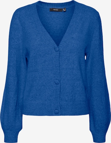 VERO MODA Gebreid vest in Blauw: voorkant