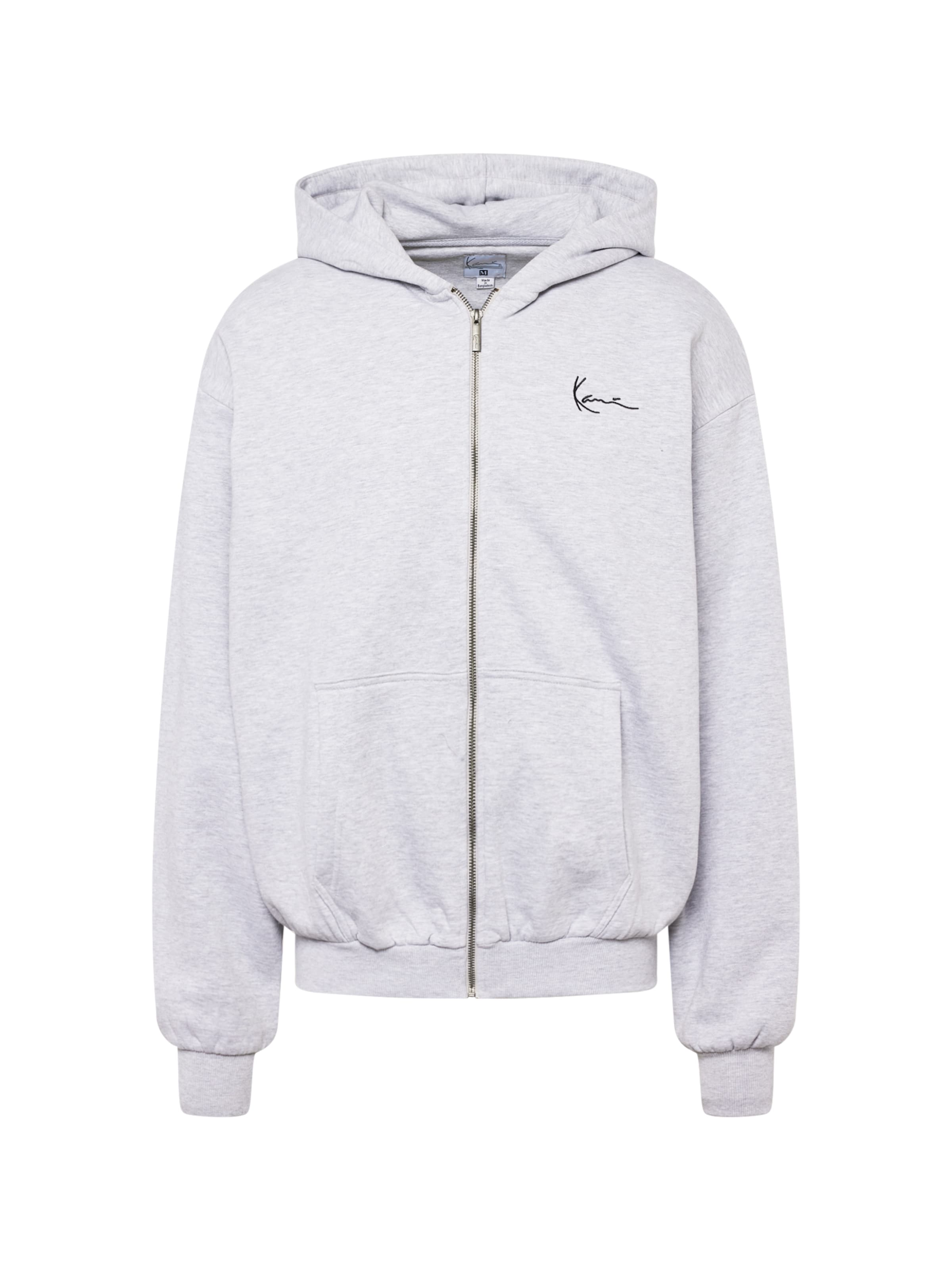 Karl Kani Суичъри с качулка 'Essential' в сиво: отпред
