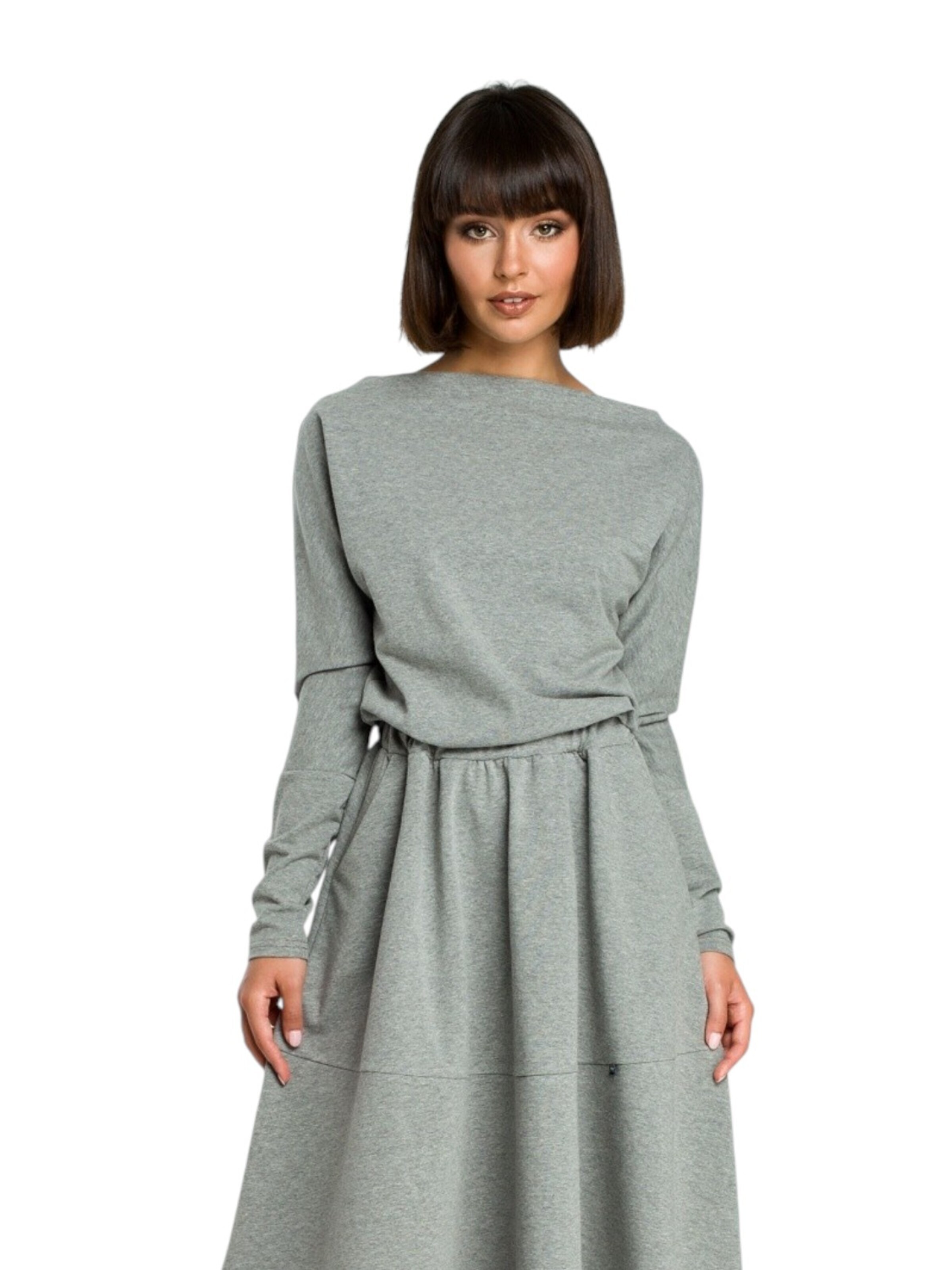 amorubi.com Dress in Grey: front