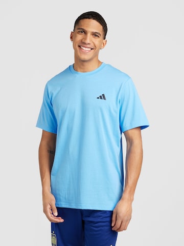 ADIDAS PERFORMANCE Functioneel shirt 'Train Essentials Comfort ' in Blauw: voorkant