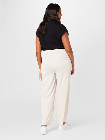 ABOUT YOU Curvy Loose fit Trousers 'Inka' in Beige