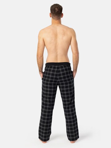 PANTONECLO Pyjamabroek 'Pantoneclo Men’s Night Wear Long Pajama' in Zwart