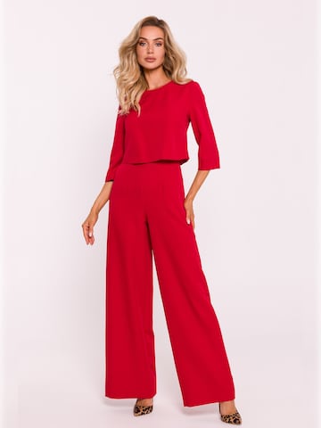 made of emotion - Jumpsuit en rojo: frente
