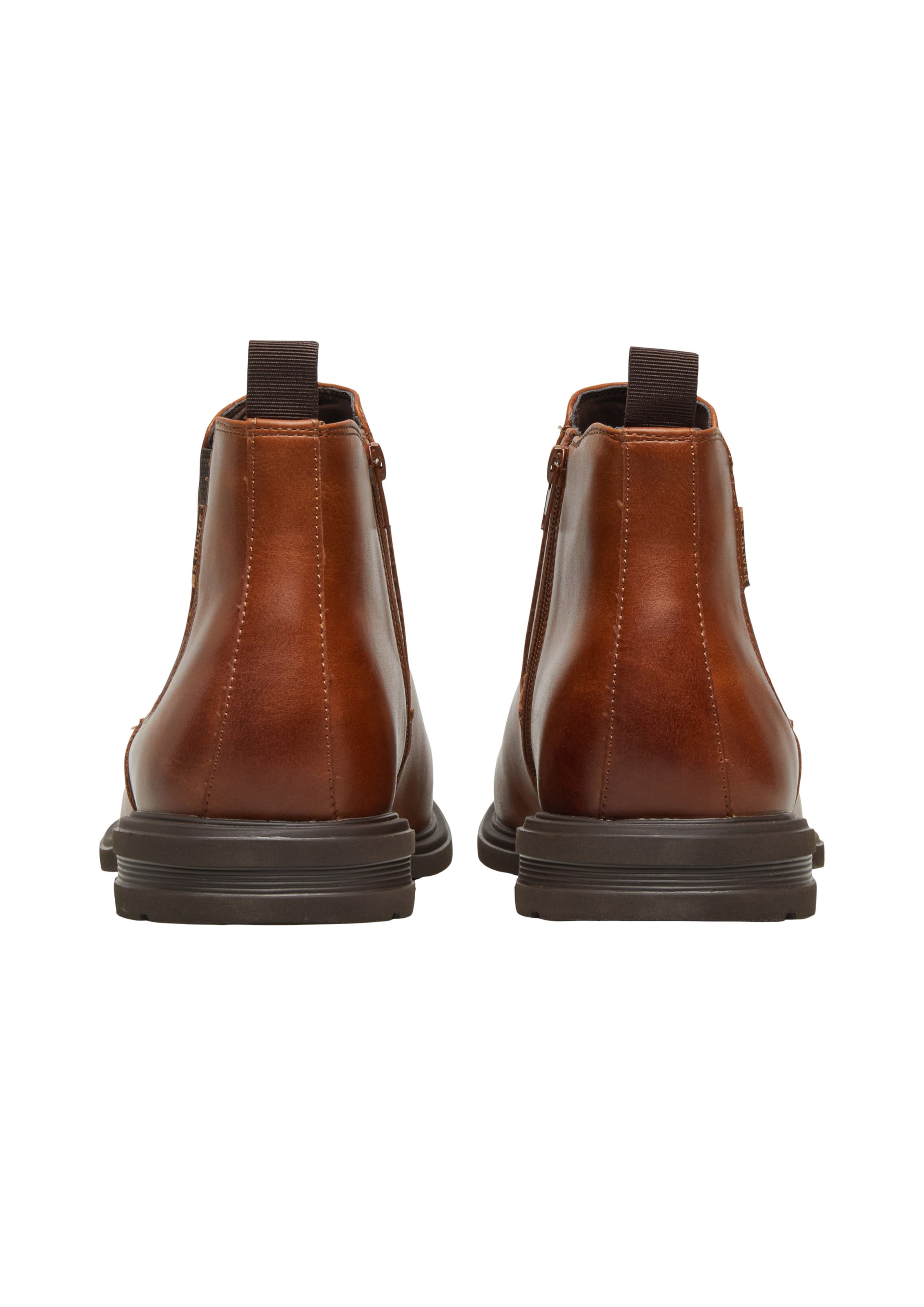 s.Oliver Chelsea boots in Bruin