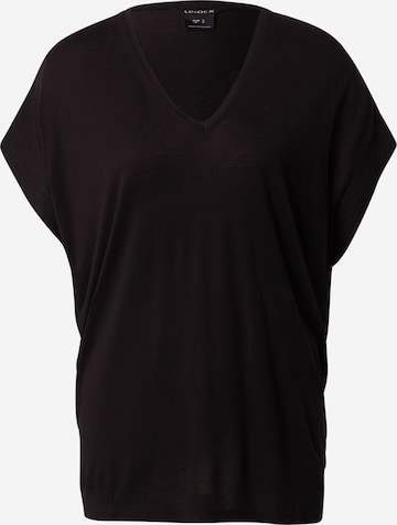 Lindex - Camiseta 'Vera' en negro: frente
