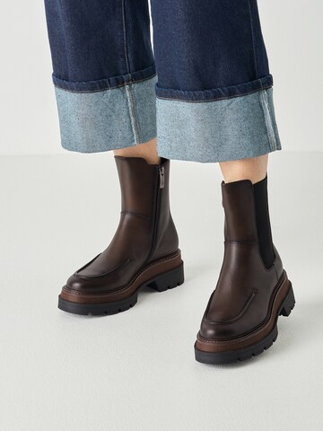 Bottines Tamaris en marron : devant