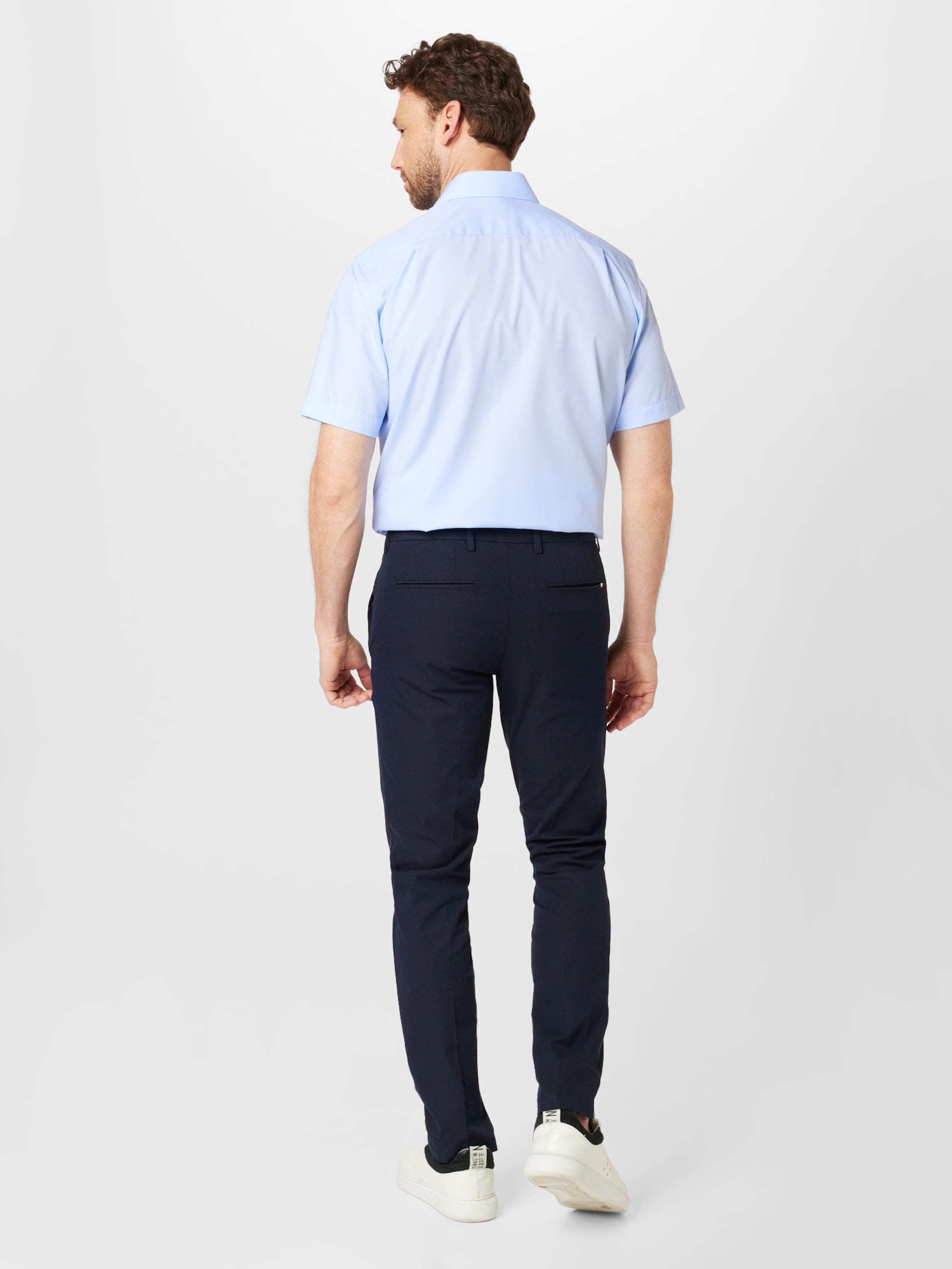 BOSS Slim fit Pleated Pants 'Kaito' in Navy | ABOUT YOU BOSS Slim fit Pleated Pants 'Kaito' in Navy | ABOUT YOU