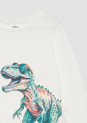 T-Shirt s.Oliver en blanc