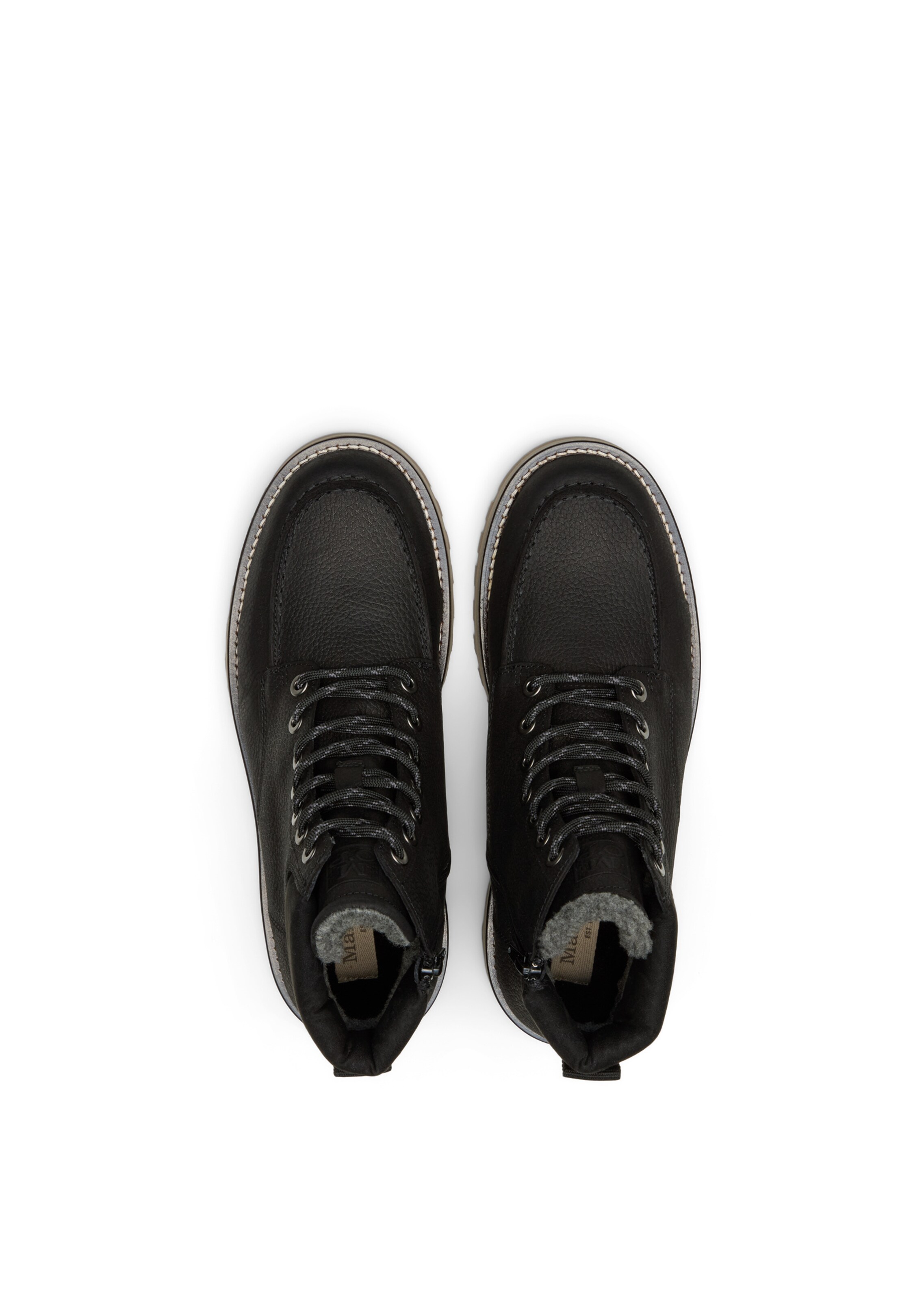 Marc O'Polo Schnürboots 'Jack' in Schwarz: oben