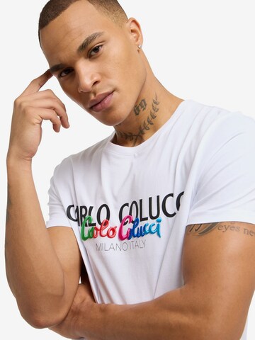 Carlo Colucci Shirt 'Camisa' in White