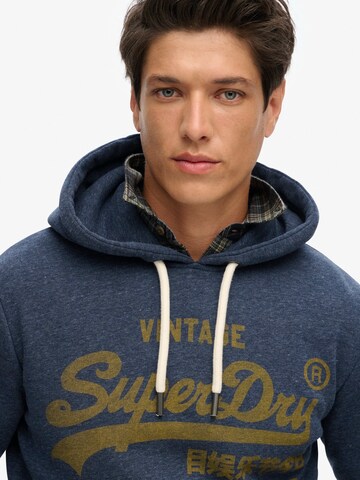 Superdry Sweatshirt 'CLASSIC' in Blue