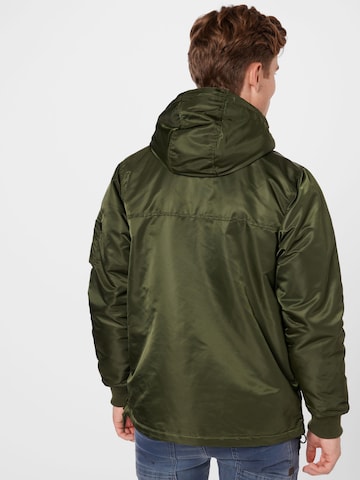 ALPHA INDUSTRIES Rovný strih Prechodná bunda - Zelená