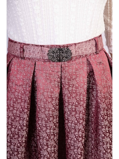 Trachtl Traditional skirt 'Trachtl Giselle Faltenrock mit Gürtel' in 36 in Bordeaux, Item view