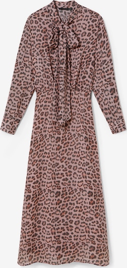 Lola Casademunt Kleid in rostbraun / altrosa / schwarz, Produktansicht