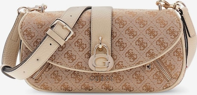 One Size dydžio Rankinė su ilgu dirželiu 'Guess Sac Bandoulière Jessa Girlfriend Sat Latte Logo JG836220' iš GUESS, spalva – ruda, Prekių apžvalga