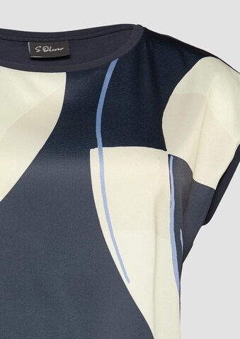 s.Oliver BLACK LABEL Blouse in Blauw