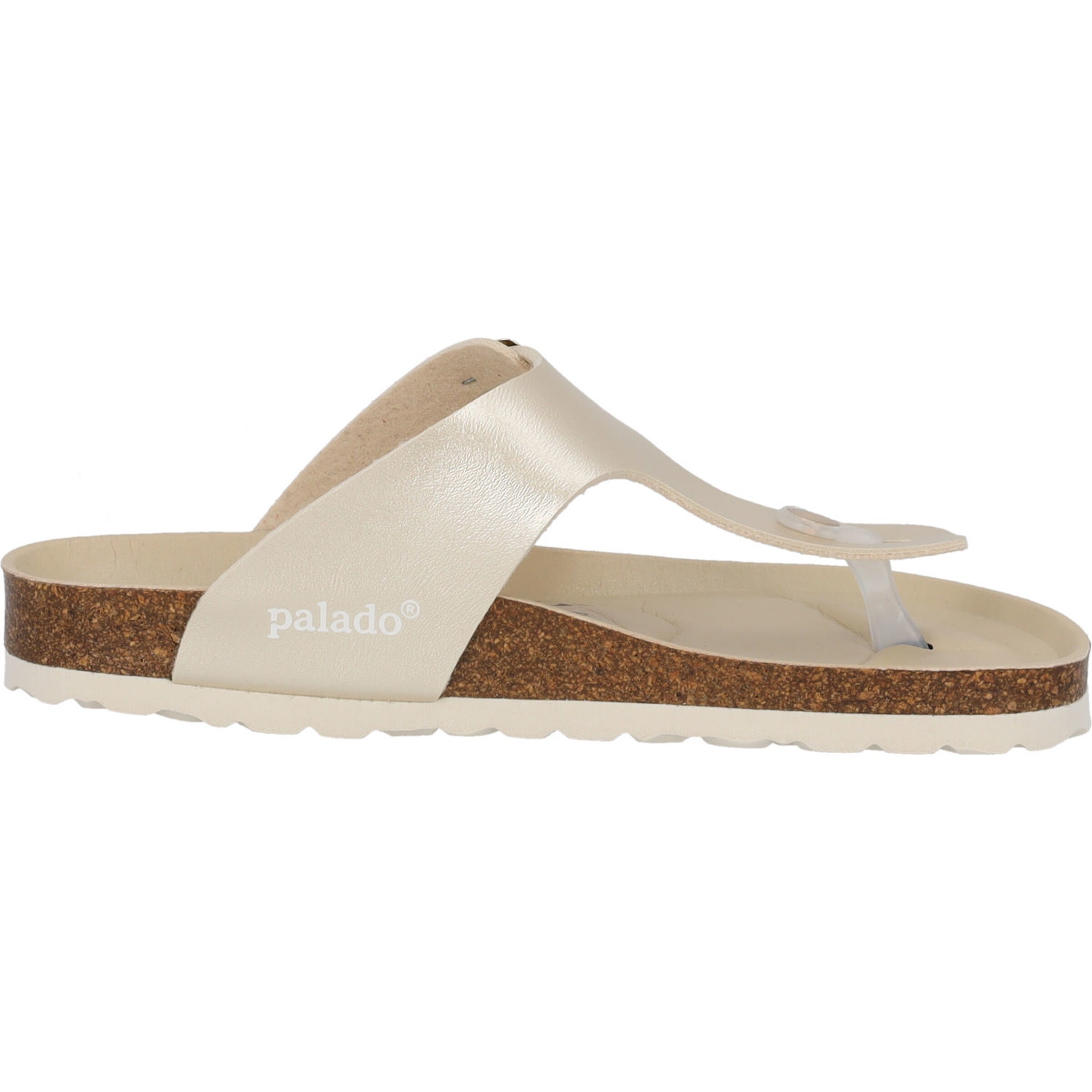 Palado T-bar sandals 'Kos BEGS' in Gold