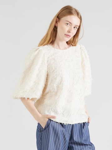Peppercorn Blouse 'Tyrell' in Wit: voorkant