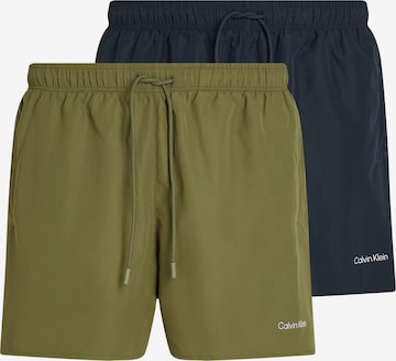 Calvin Klein Swimwear - Calções de banho em azul: frente