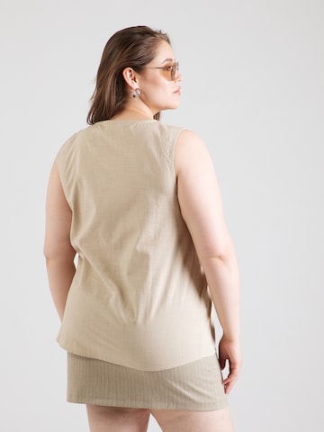 Camicia da donna di ONLY Carmakoma in grigio