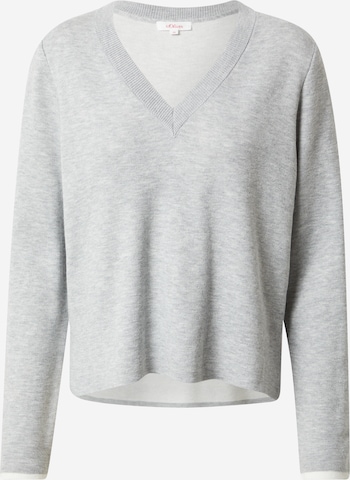 Pull-over s.Oliver en gris : devant