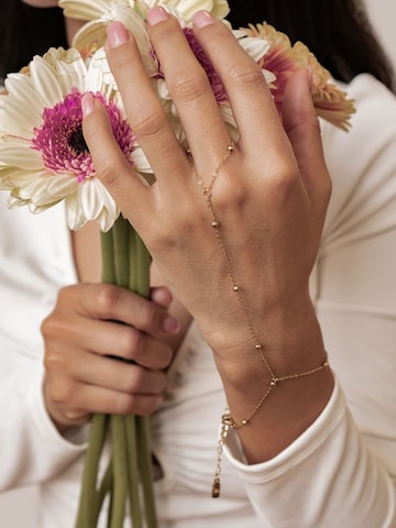 Hey Happiness - Pulsera 'Satellite' en oro: frente