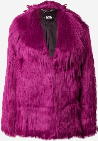 Karl Lagerfeld - Chaqueta de invierno en rosa: frente