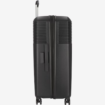 Hedgren Lineo Stripe L 4-Rollen Trolley 76 cm in Schwarz