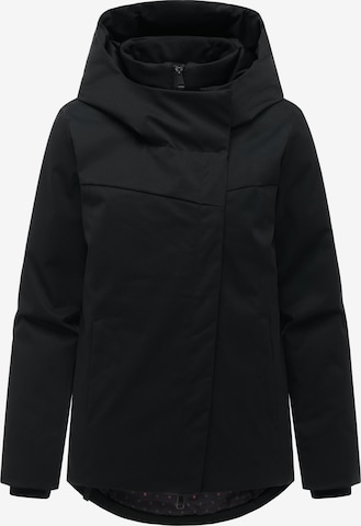 Veste fonctionnelle 'Pavleen Short Y' Ragwear en noir : devant
