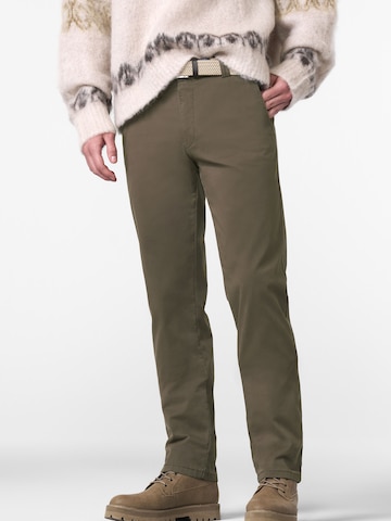 Regular Pantalon chino 'Bonn' MEYER en marron : devant