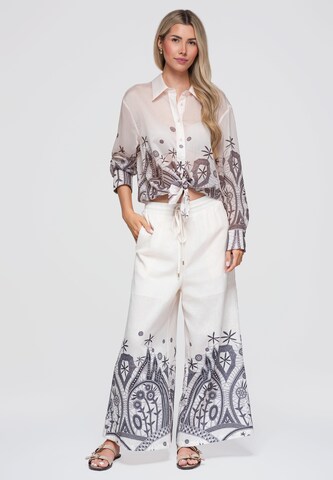 Ombre Blouse 'OW-SH-E0061' in Beige