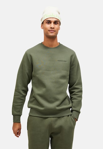 PEAK PERFORMANCE Trui in Groen: voorkant