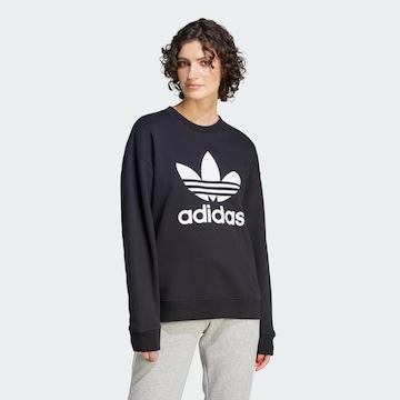 ADIDAS ORIGINALS Sweatshirt in Black: front