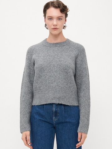 Vero Moda Tall Πουλόβερ 'VMBANG' σε γκρι: μπροστά