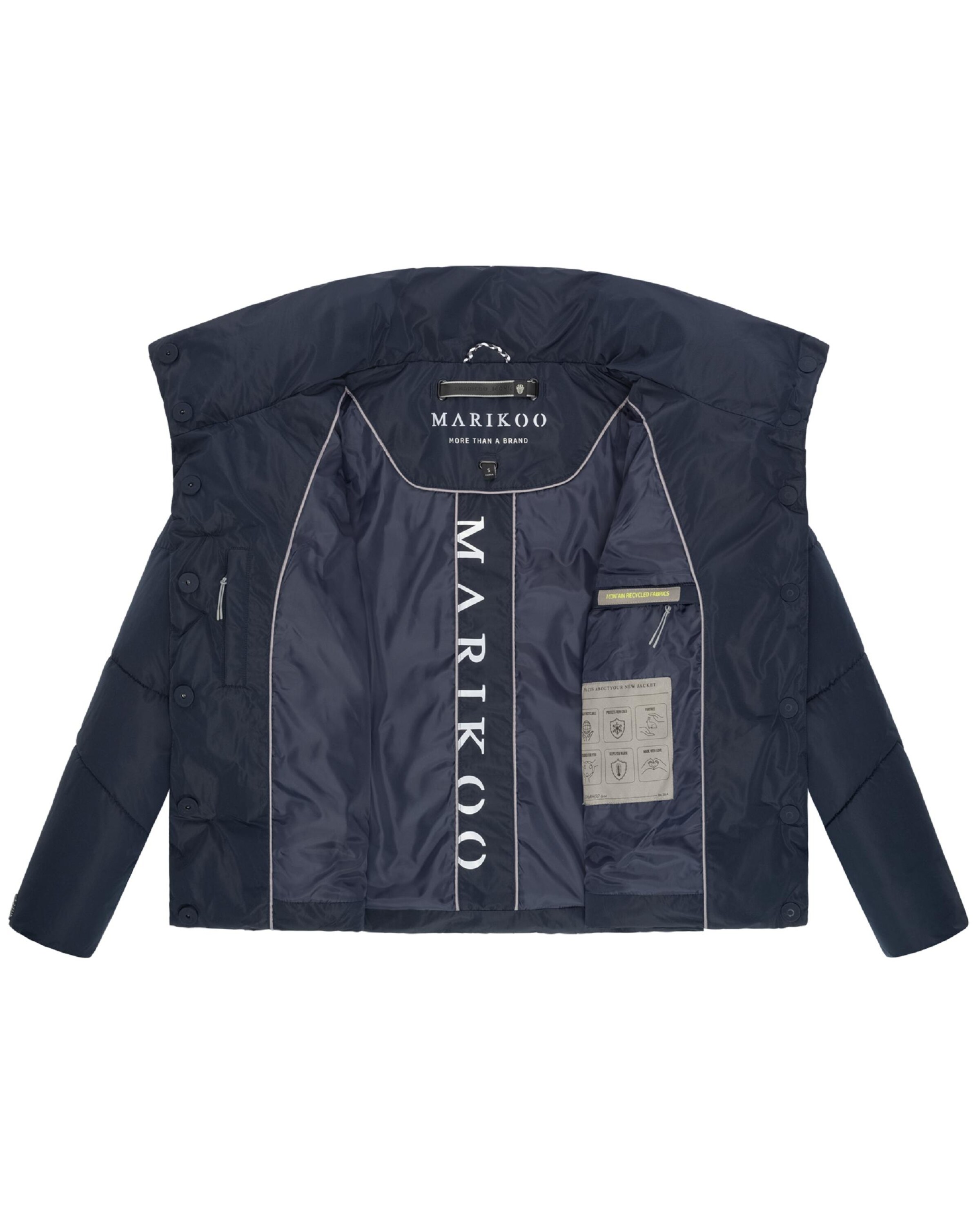 MARIKOO Zimná bunda - Modrá