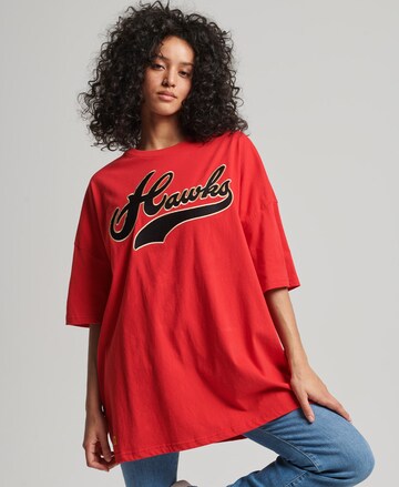 Superdry T-Shirt in Rot: Vorderseite