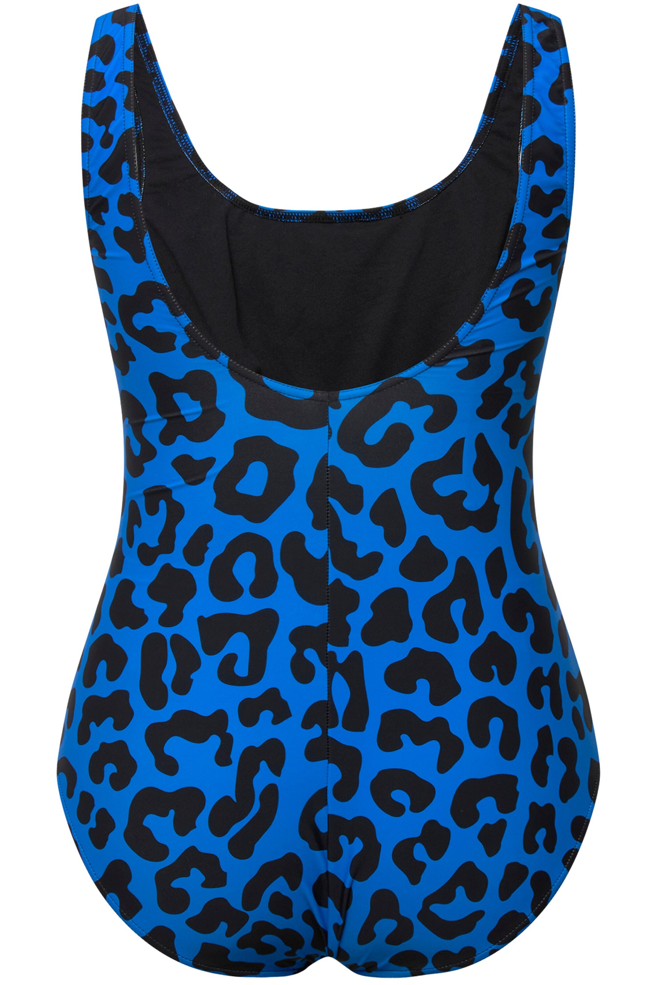 Ulla Popken Bustier Badeanzug in Blau